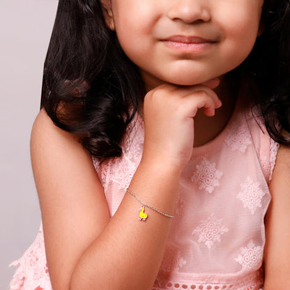 Silver Duckling Kids Bracelet (2 - 8 Years)