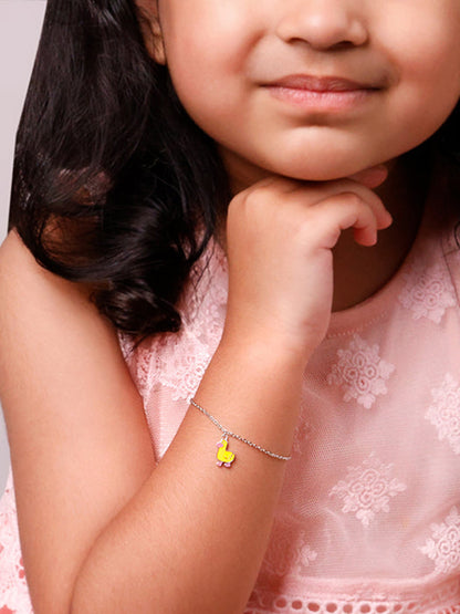 Silver Duckling Kids Bracelet