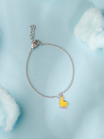 Silver Duckling Kids Bracelet