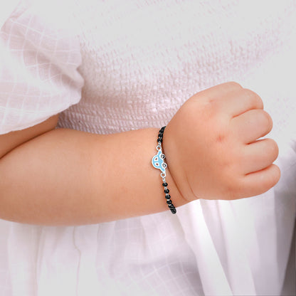 Silver Lil' Racer Kids Bracelet (0 - 2 Years)
