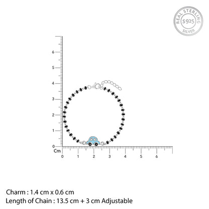 Silver Lil' Racer Kids Bracelet (0 - 2 Years)