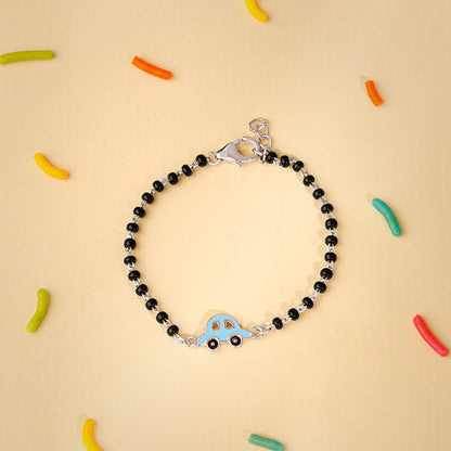 Silver Lil' Racer Kids Bracelet (0 - 2 Years)