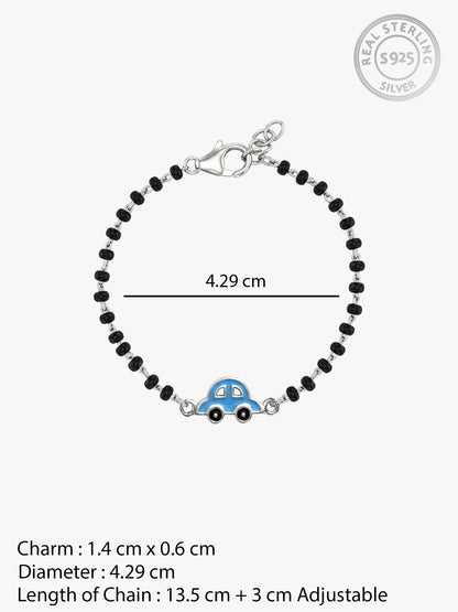 Silver Lil' Racer Kids Bracelet