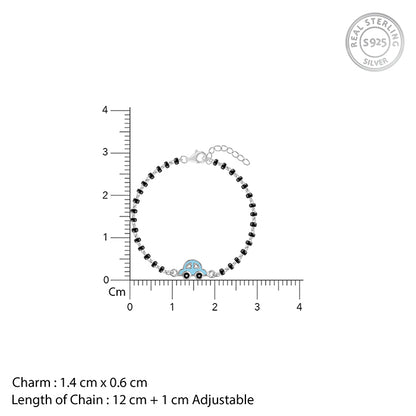 Silver Lil' Racer Kids Bracelet (2 - 8 Years)