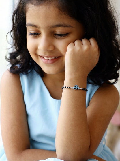 Silver Lil' Racer Kids Bracelet