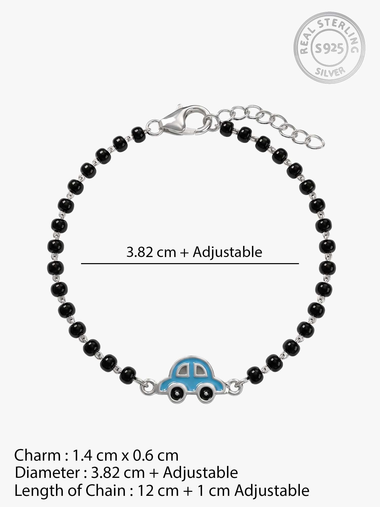 Silver Lil' Racer Kids Bracelet