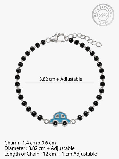 Silver Lil' Racer Kids Bracelet