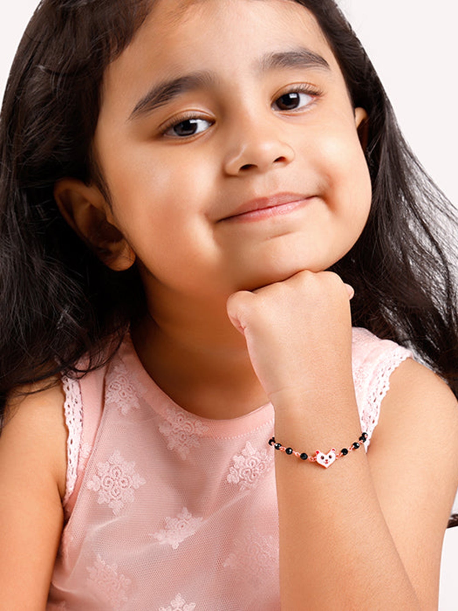 Rose Gold Cute Nazariya Boo Kids Bracelet