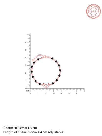 Rose Gold Cute Nazariya Boo Kids Bracelet