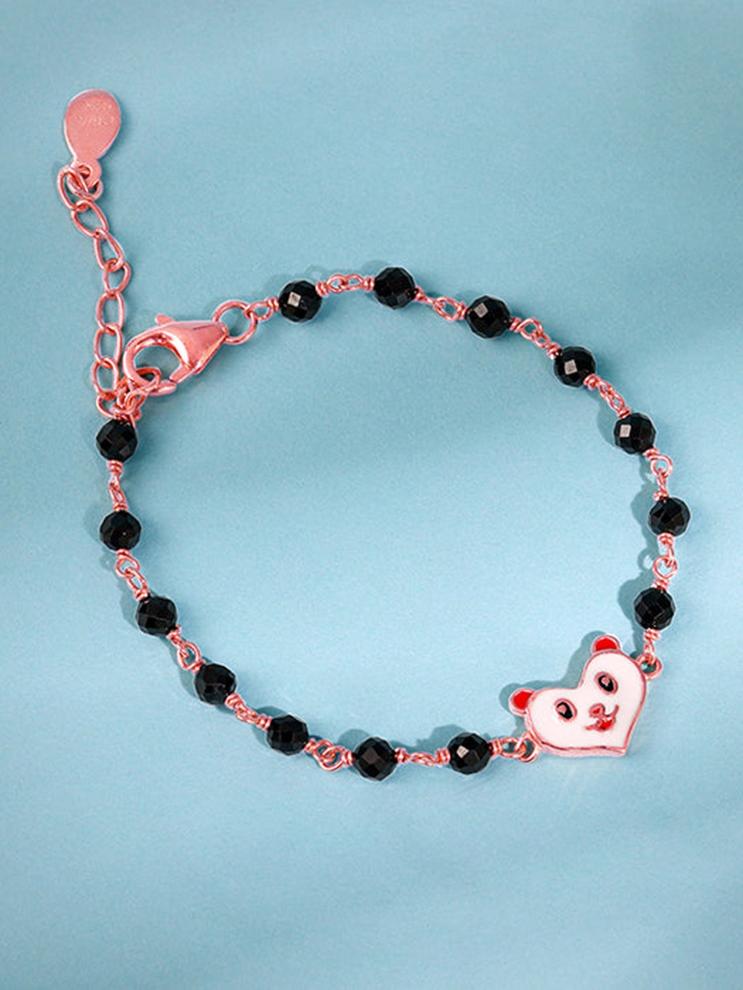 Rose Gold Cute Nazariya Boo Kids Bracelet