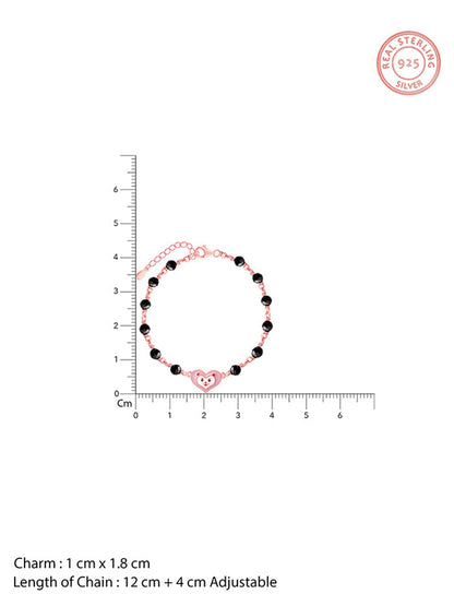 Rose Gold Nazariya Boo Kids Bracelet
