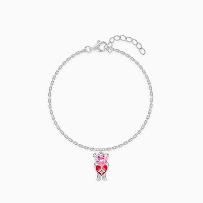 Silver Love Her Kids Bracelet (2 - 8 Years)