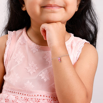 Silver Love Her Kids Bracelet (2 - 8 Years)