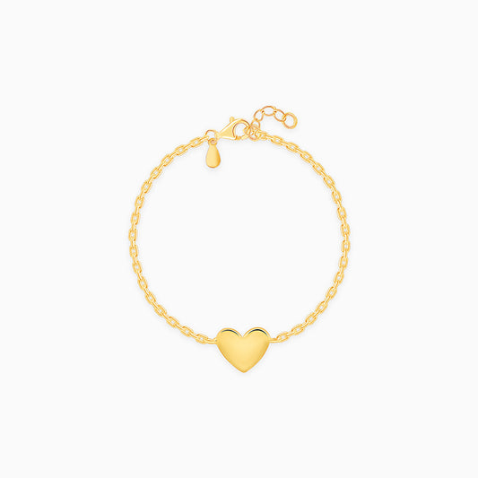 Golden Heartbeat Kids Bracelet (0 - 2 Years)