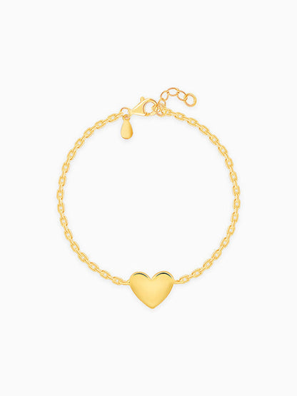 Golden Heartbeat Kids Bracelet