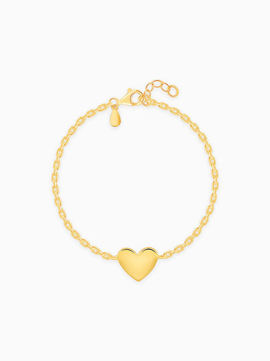 Golden Heartbeat Kids Bracelet