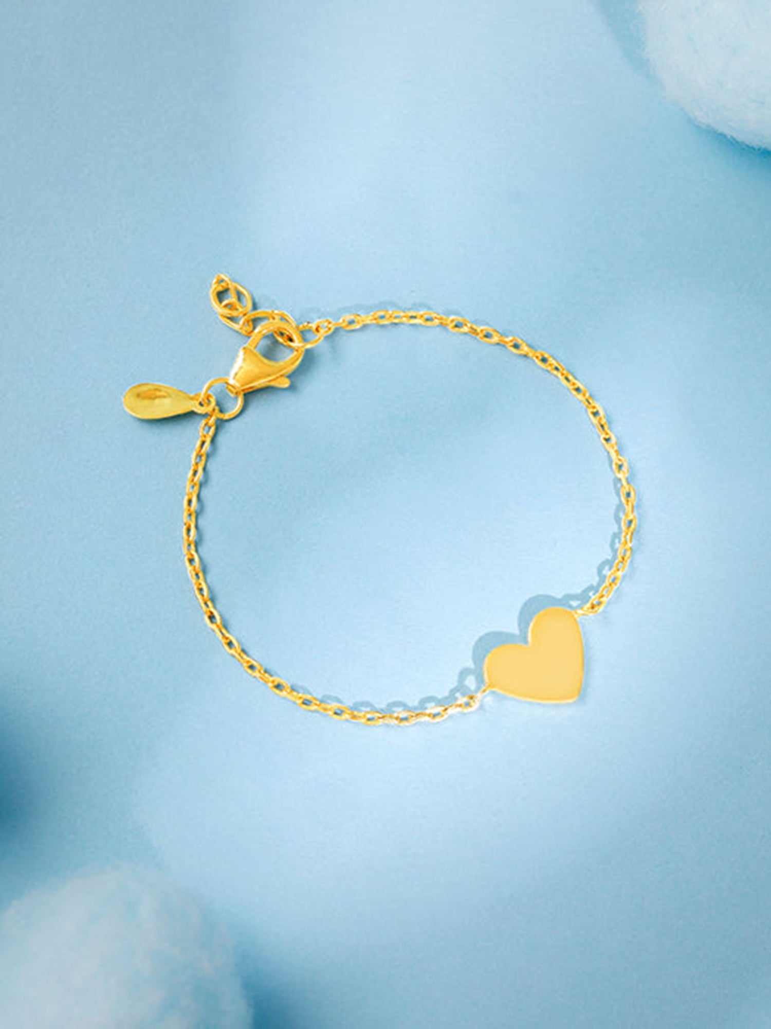 Golden Heartbeat Kids Bracelet