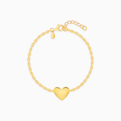 Golden Heartbeat Kids Bracelet (2 - 8 Years)