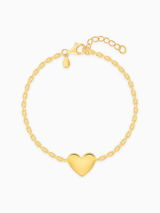Golden Heartbeat Kids Bracelet