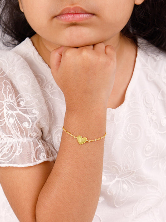 Golden Heartbeat Kids Bracelet