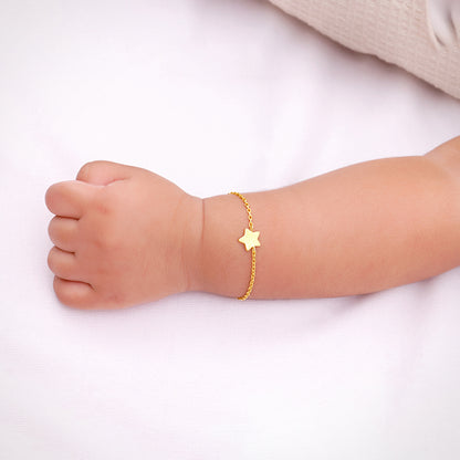 Golden Star Kids Bracelet (0 - 2 Years)