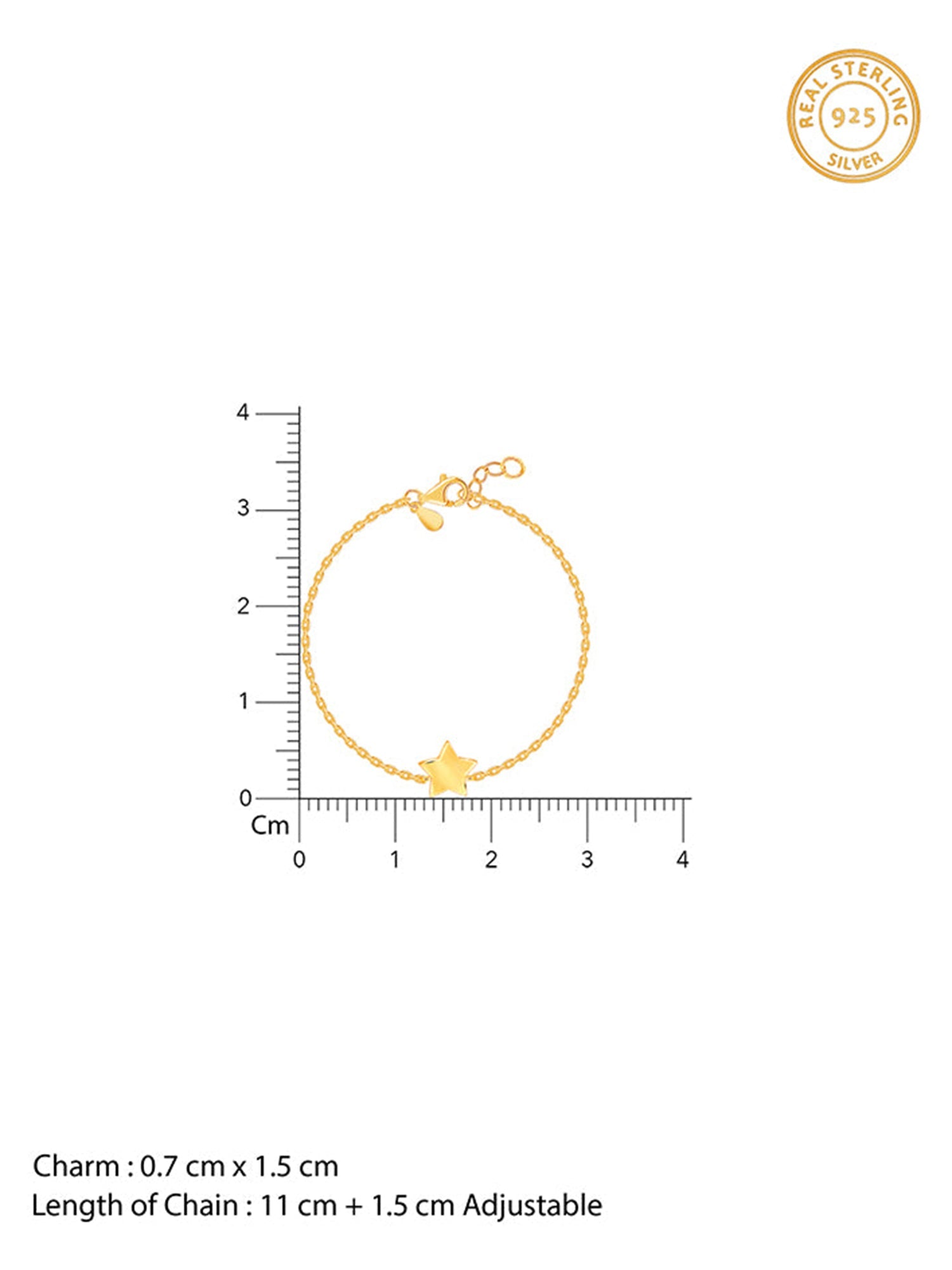 Golden Star Kids Bracelet