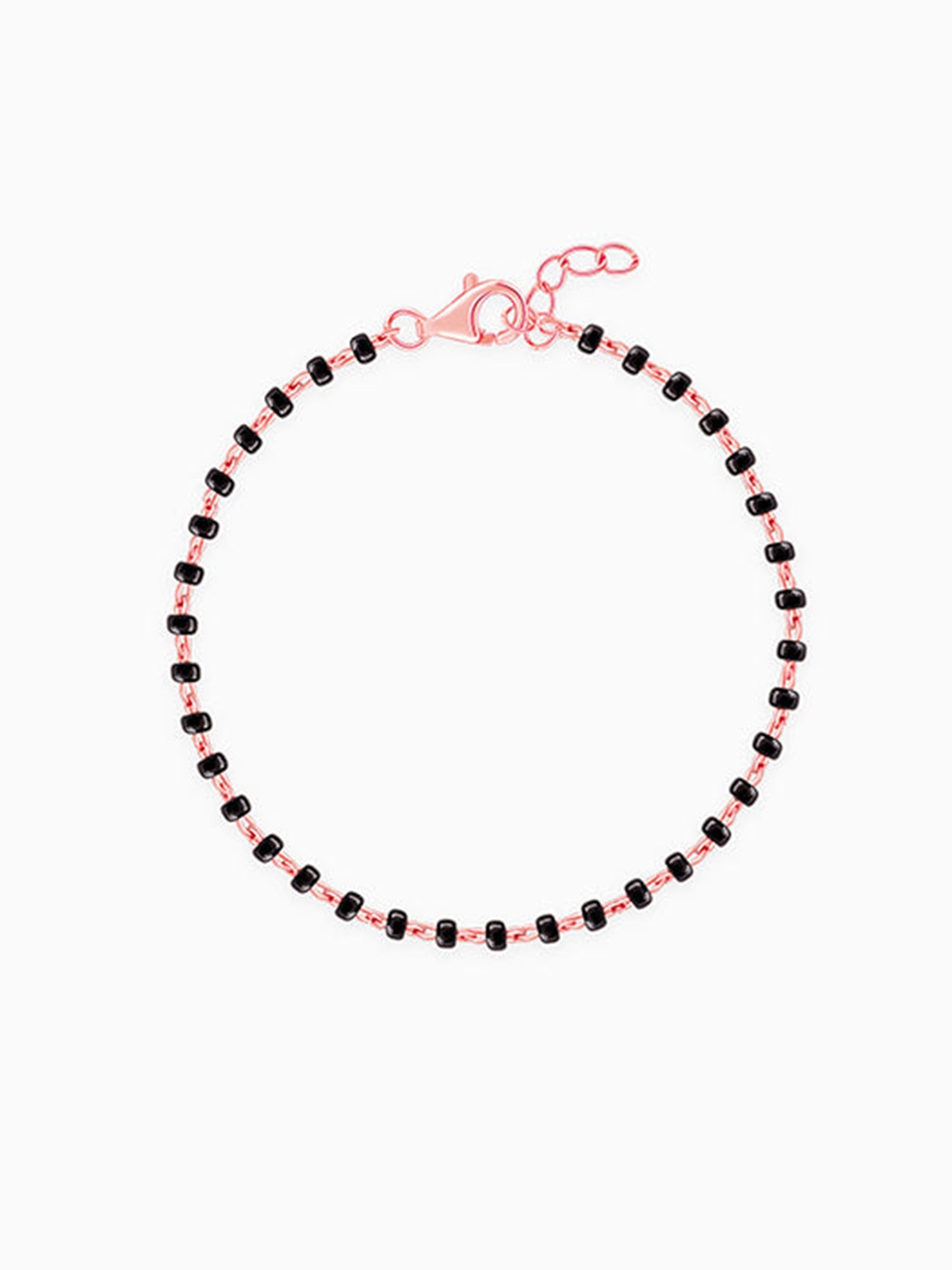 Rose Gold Minimal Nazar Kids Bracelet (0 - 2 Years)