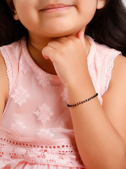Rose Gold Minimal Nazar Kids Bracelet (2 - 8 Years)