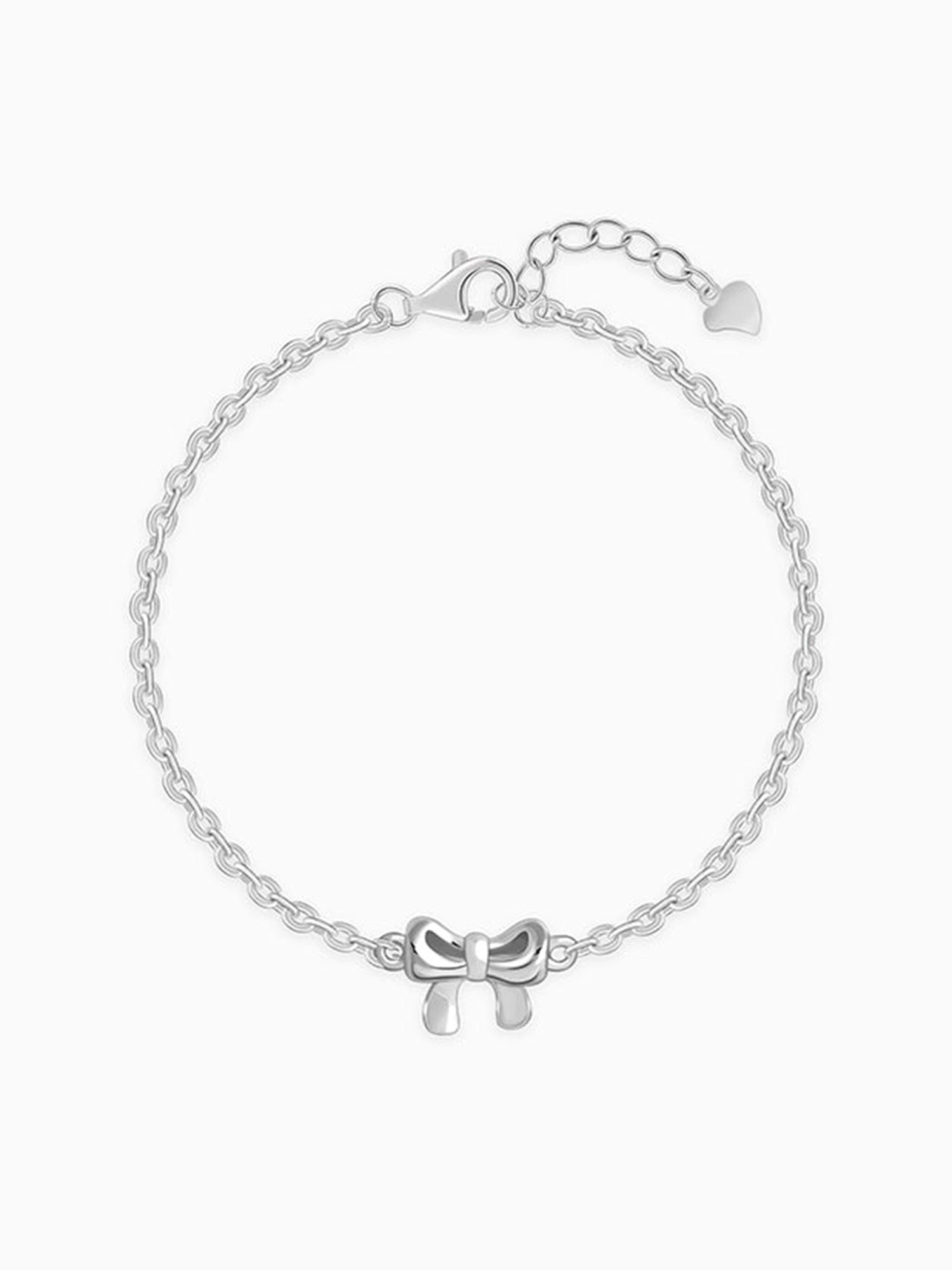 Silver Lil’ Bow Kids Bracelet (0 - 2 Years)