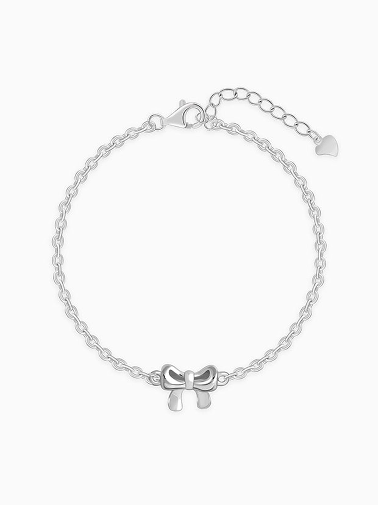 Silver Lil’ Bow Kids Bracelet (2 - 8 Years)
