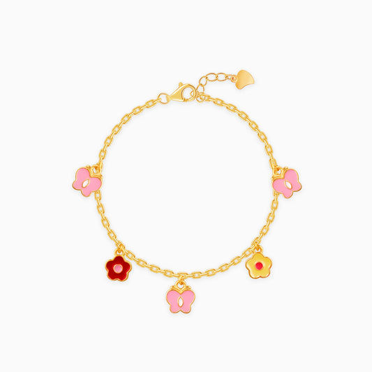 Golden Pookie Floral Kids Bracelet (0 - 2 Years)