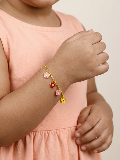 Golden Pookie Floral Kids Bracelet (0 - 2 Years)