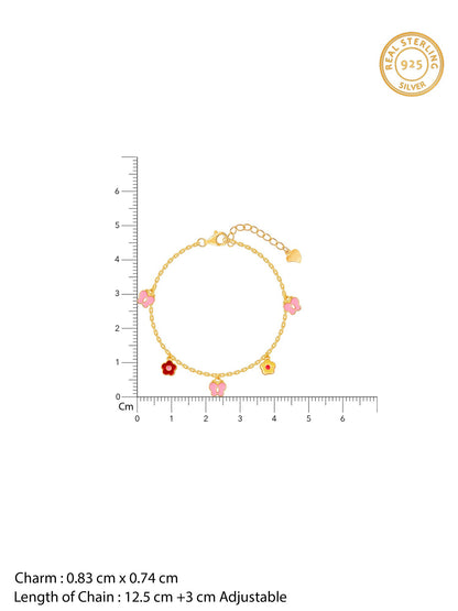 Golden Pookie Floral Kids Bracelet (2 - 8 Years)