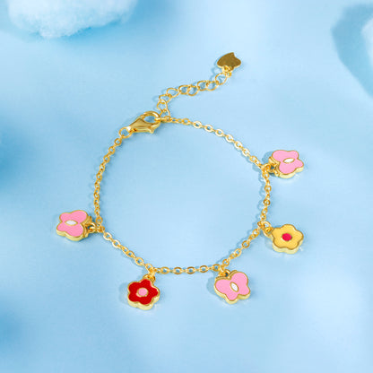Golden Pookie Floral Kids Bracelet (2 - 8 Years)
