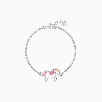 Silver Magical Unicorn Kids Bracelet (0 - 2 Years)