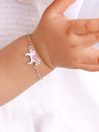 Silver Magical Unicorn Kids Bracelet (0 - 2 Years)