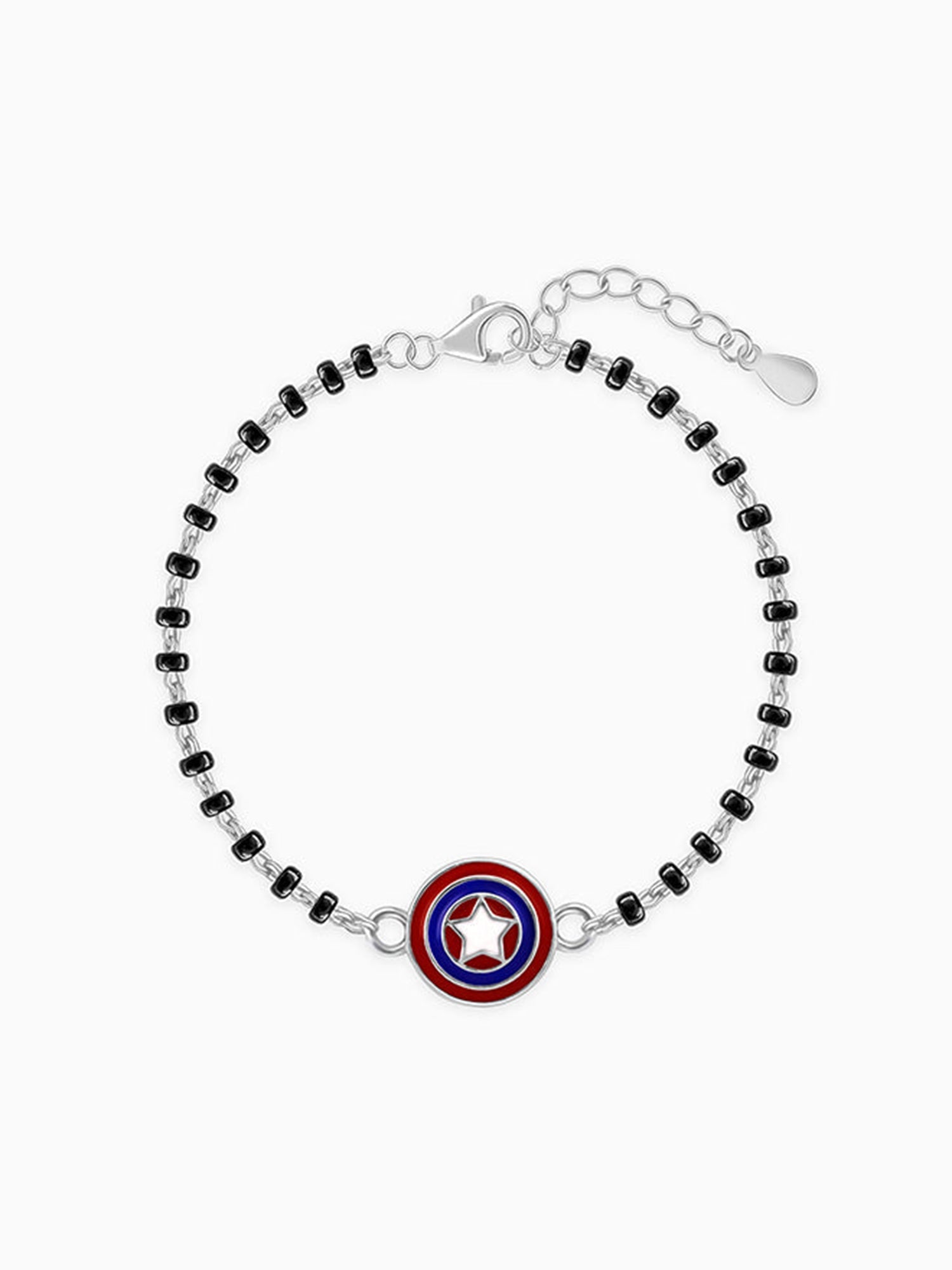 Silver Vibranium Bracelet Rakhi (2 - 8 Years)