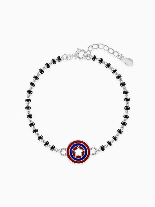 Silver Vibranium Bracelet Rakhi (2 - 8 Years)