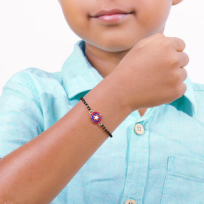 Silver Vibranium Bracelet Rakhi (2 - 8 Years)