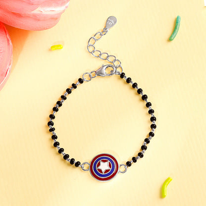 Silver Vibranium Bracelet Rakhi (2 - 8 Years)