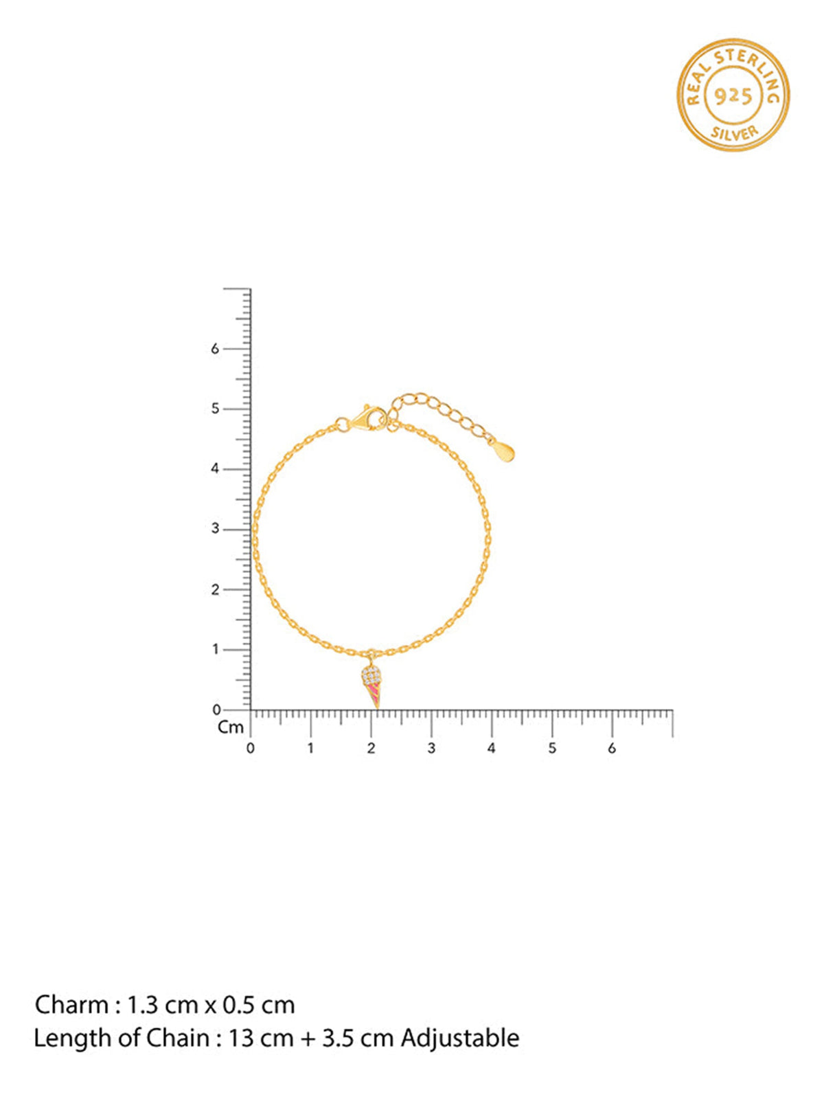 Golden Lil’ Scoop Kids Bracelet (2 - 8 Years)
