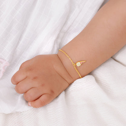 Golden Lil’ Scoop Kids Bracelet (0 - 2 Years)