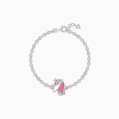 Silver Enchanting Unicorn Kids Bracelet (0 - 2 Years)