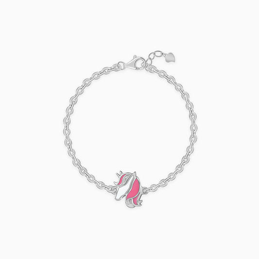 Silver Enchanting Unicorn Kids Bracelet (0 - 2 Years)