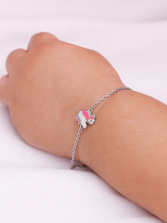 Silver Enchanting Unicorn Kids Bracelet (0 - 2 Years)