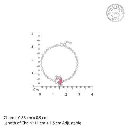 Silver Enchanting Unicorn Kids Bracelet (0 - 2 Years)