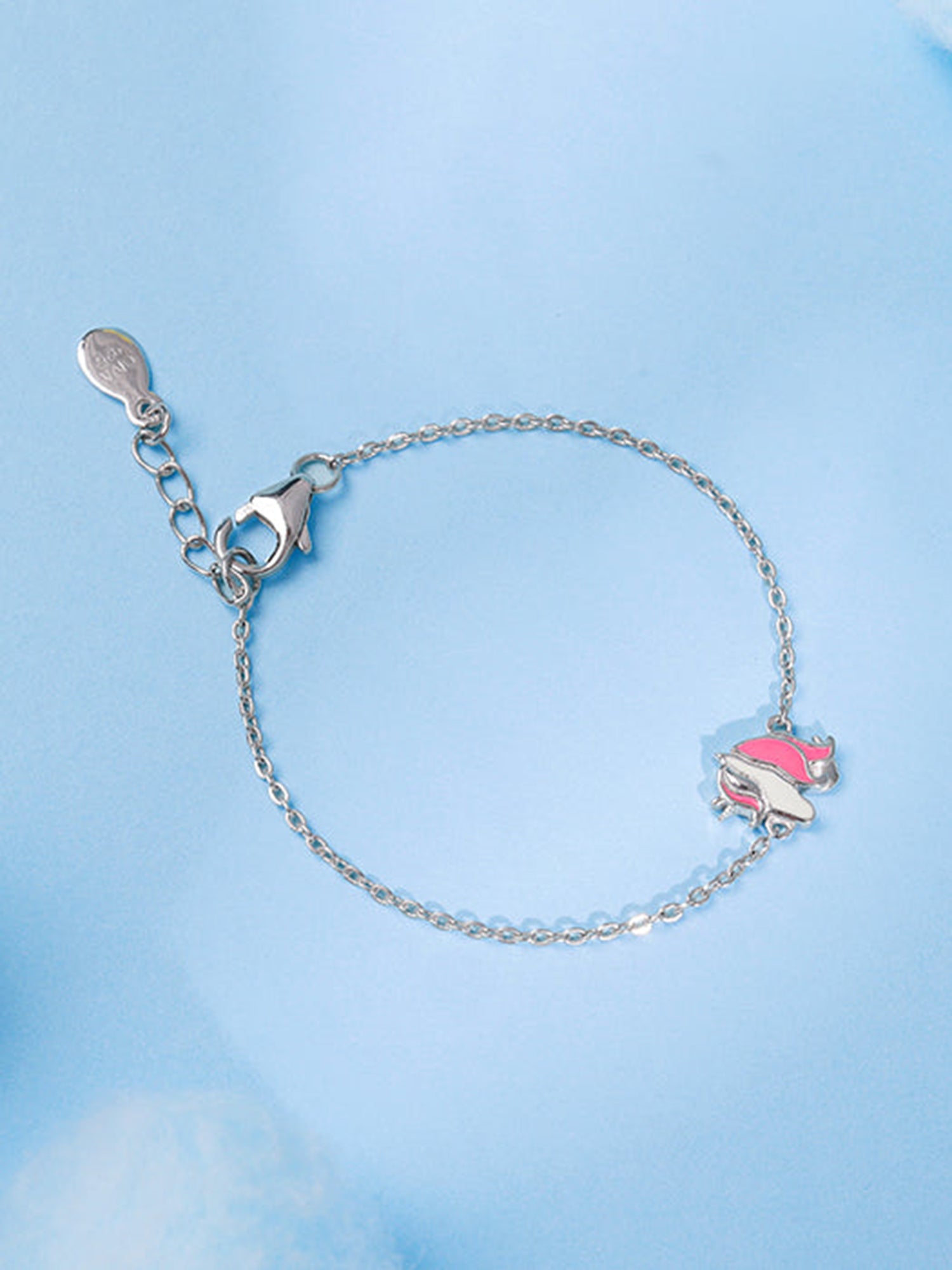 Silver Enchanting Unicorn Kids Bracelet (0 - 2 Years)