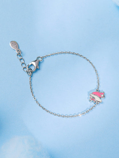 Silver Enchanting Unicorn Kids Bracelet (0 - 2 Years)