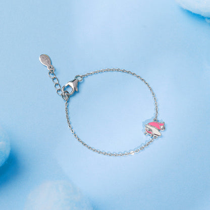 Silver Enchanting Unicorn Kids Bracelet (0 - 2 Years)