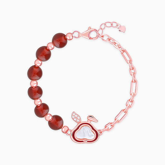 Rose Gold Bunny Kids Bracelet (0 - 2 Years)